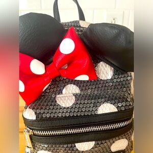 Loungfly Minnie Mouse mini backpack